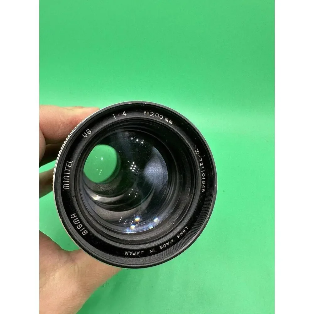 SIGMA Minitel YS 1:4 F 200 MM / Telephoto Lens/ Made IN Japan